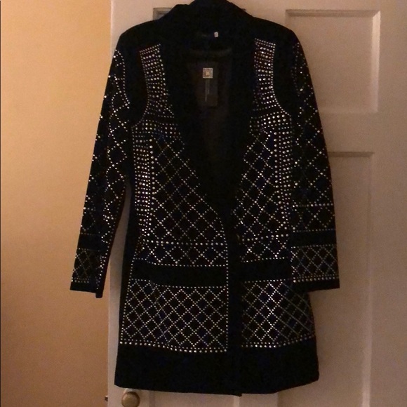 studded blazer dress